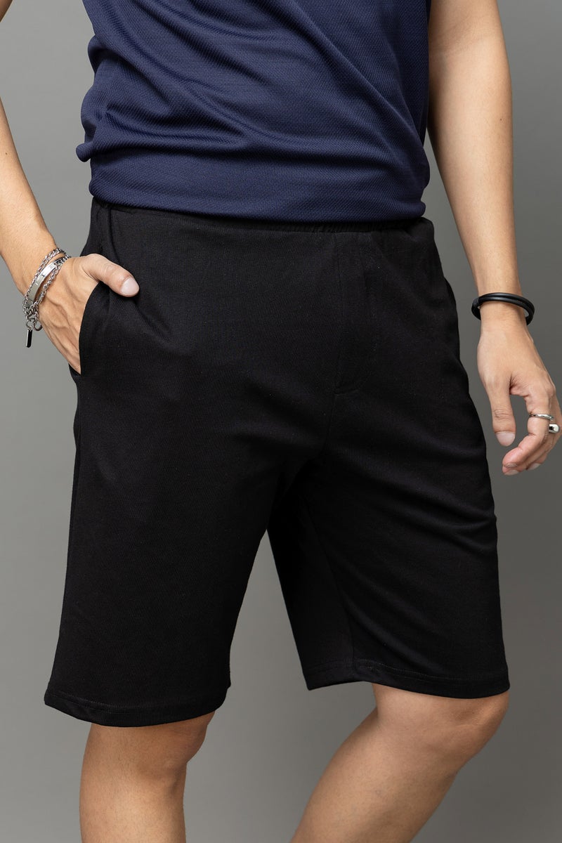 Go Devil Black Casual Shorts For Men - Image 3
